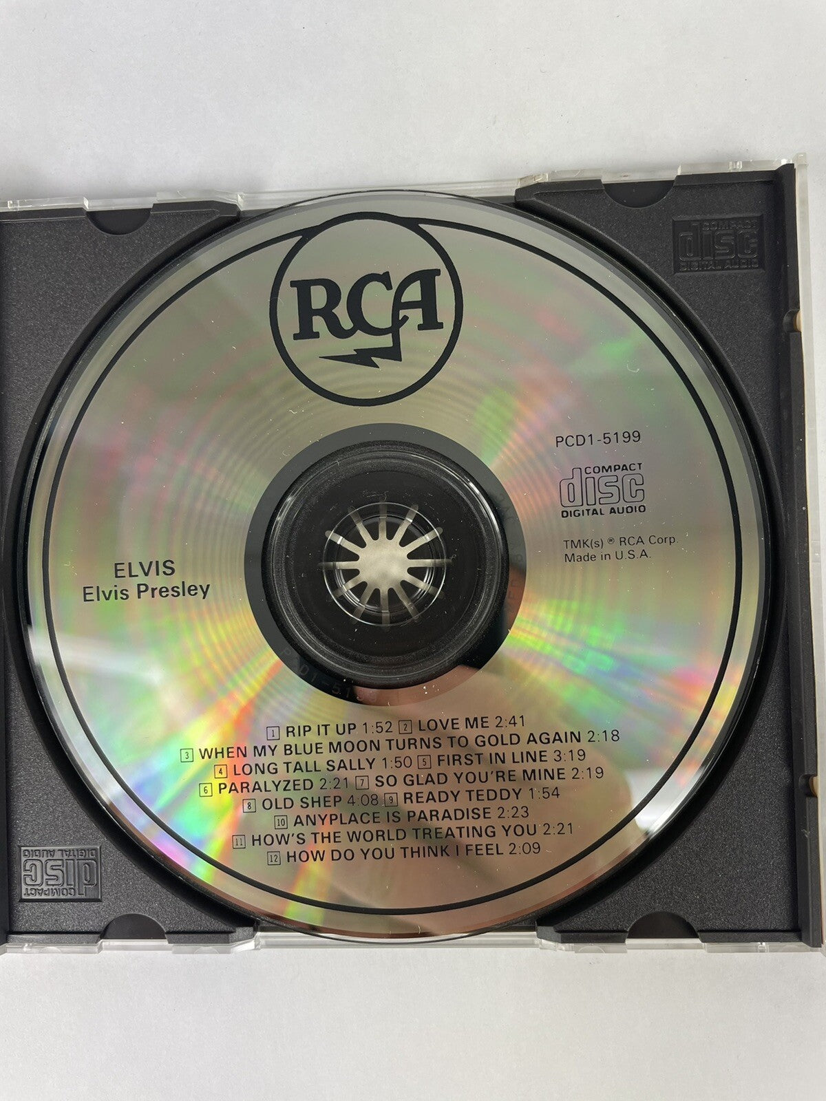 ELVIS PRESLEY Self-Titled 2nd RCA Album CD w/ Bonus Tracks Remastered.  #15 