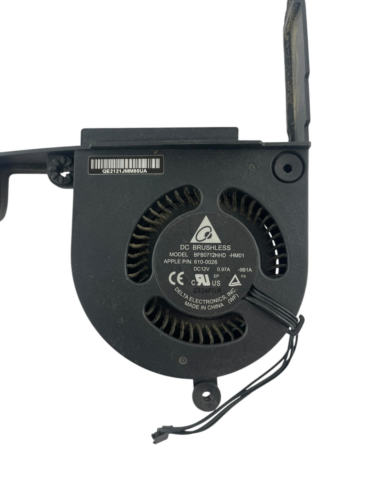 DC Brushless Apple P/N 610-0026 Model BFB0712HHD DC12V - Wire CPU Cooling Fan