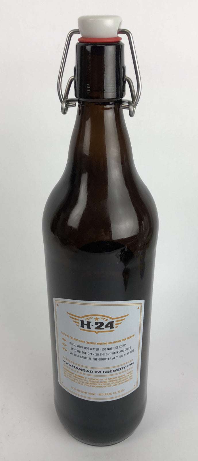 Hangar 24 Craft Brewery Pop Top 1 L Growler Beer Micro Brew Redlands California