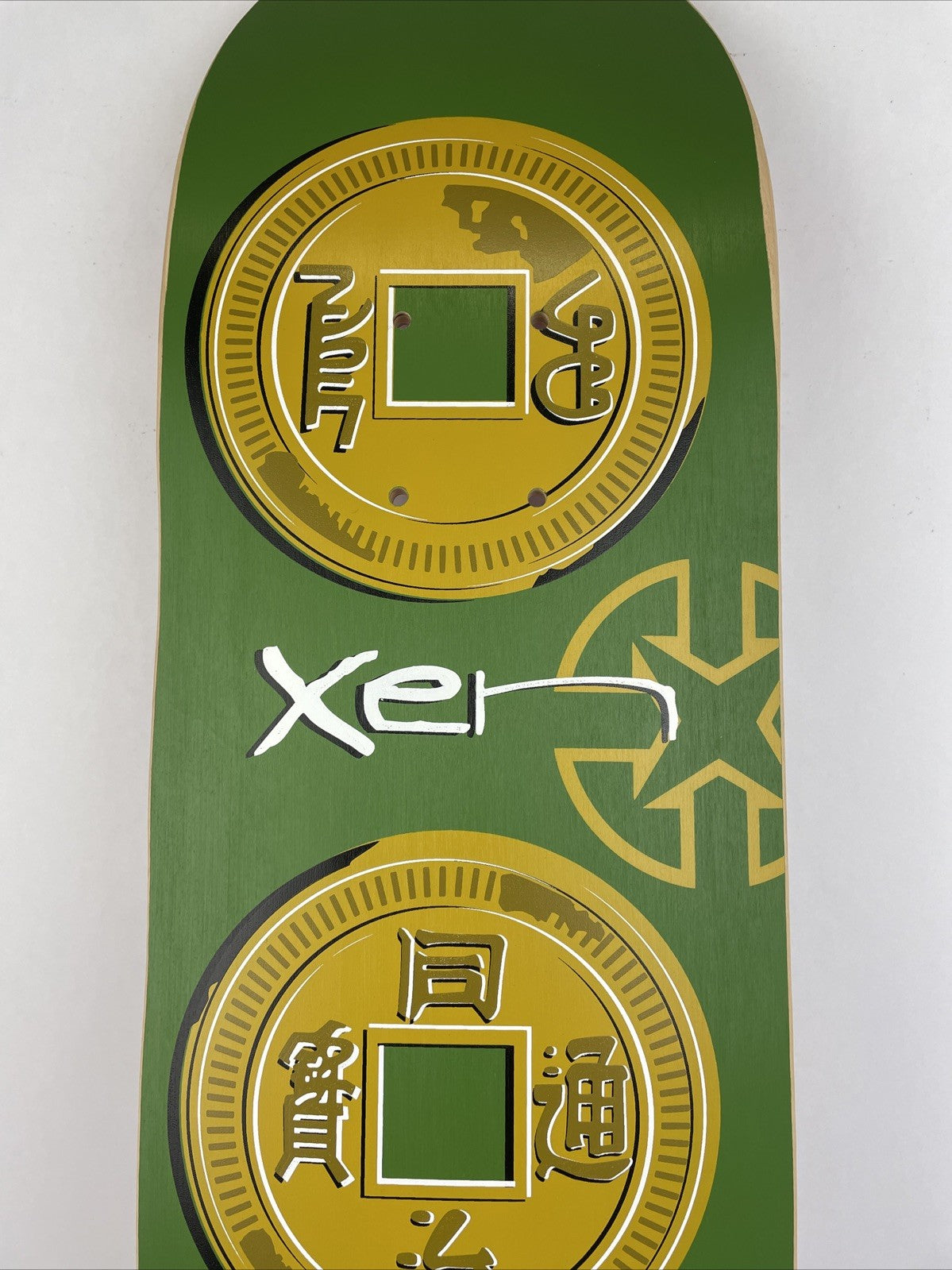 VINTAGE 1990 Aaron Jenkin Xen Skateboards Deck Screened - Andrew Mapstone