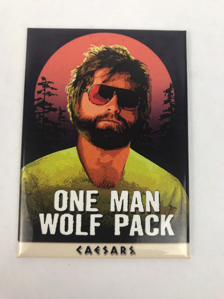 The Hangover “ One Man Wolf Pack “ Magnet CAESARS CASINO MADE IN USA ATA-boy