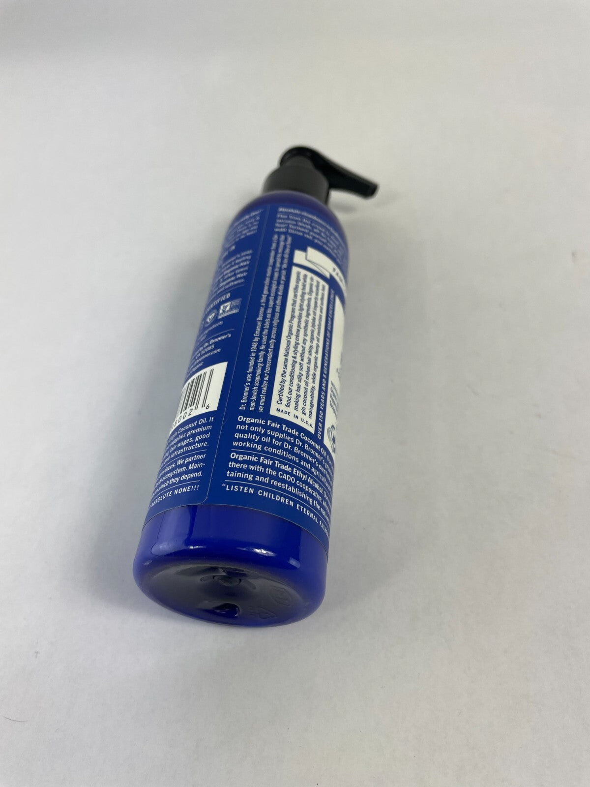 Dr.Bronner's Peppermint Organic Hair Creme For Leave- In Conditioning