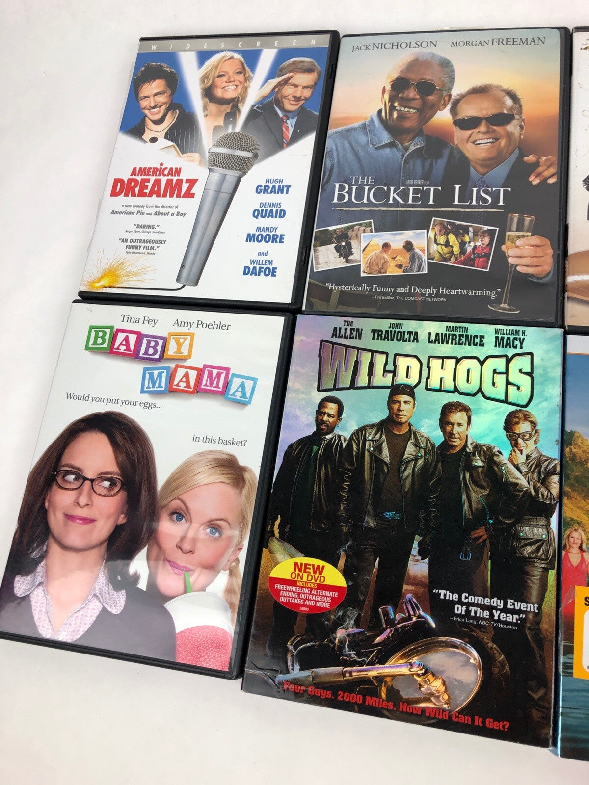 DVD Lot 12 x Comedy Dvd’s Couples Retreat Copout Hairspray BeCool Baby Mama