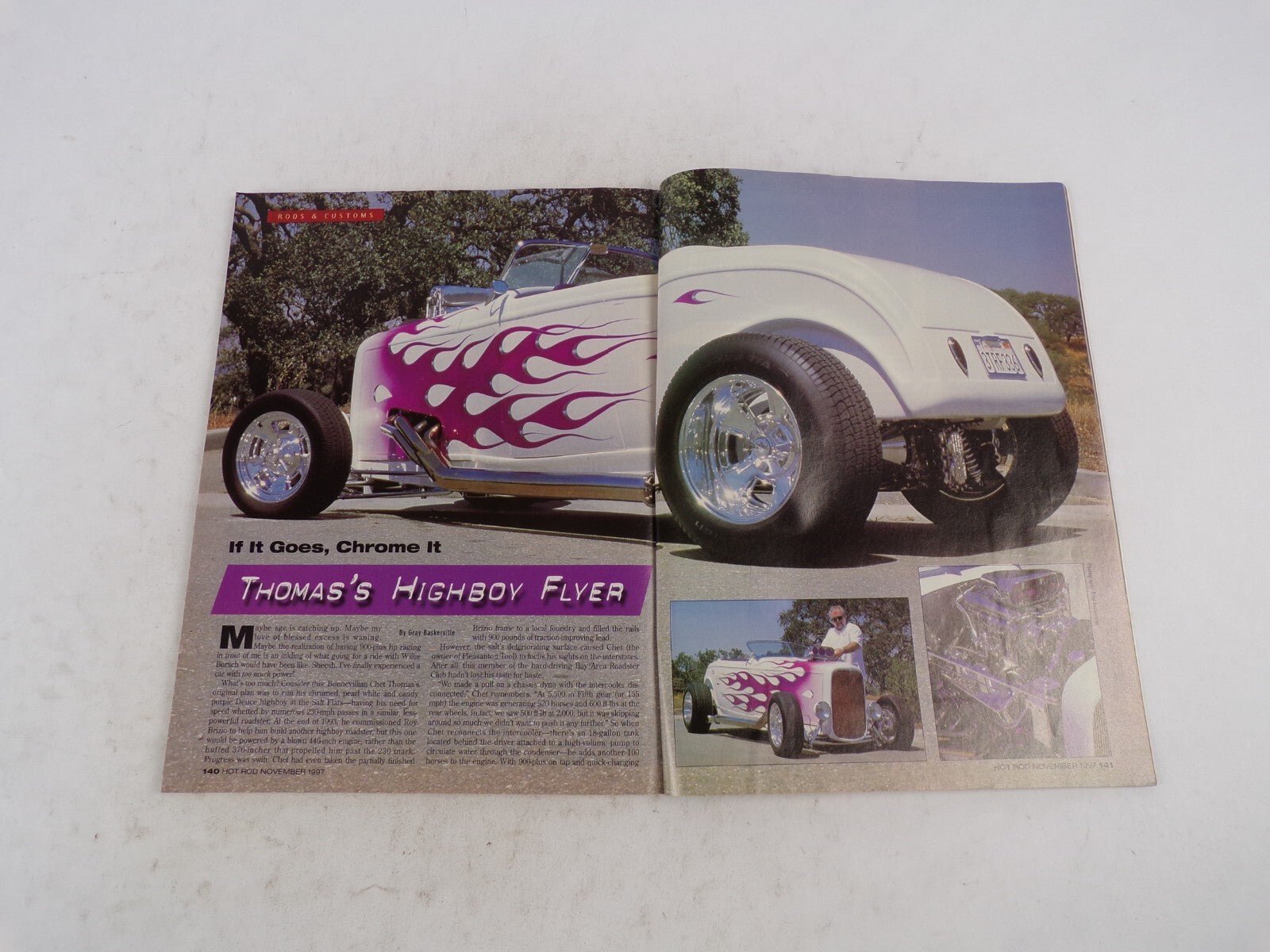 November 1997 Hot Rod Max Power Street Cars!!! Hard-Core Camshaft Tech Big,Bad