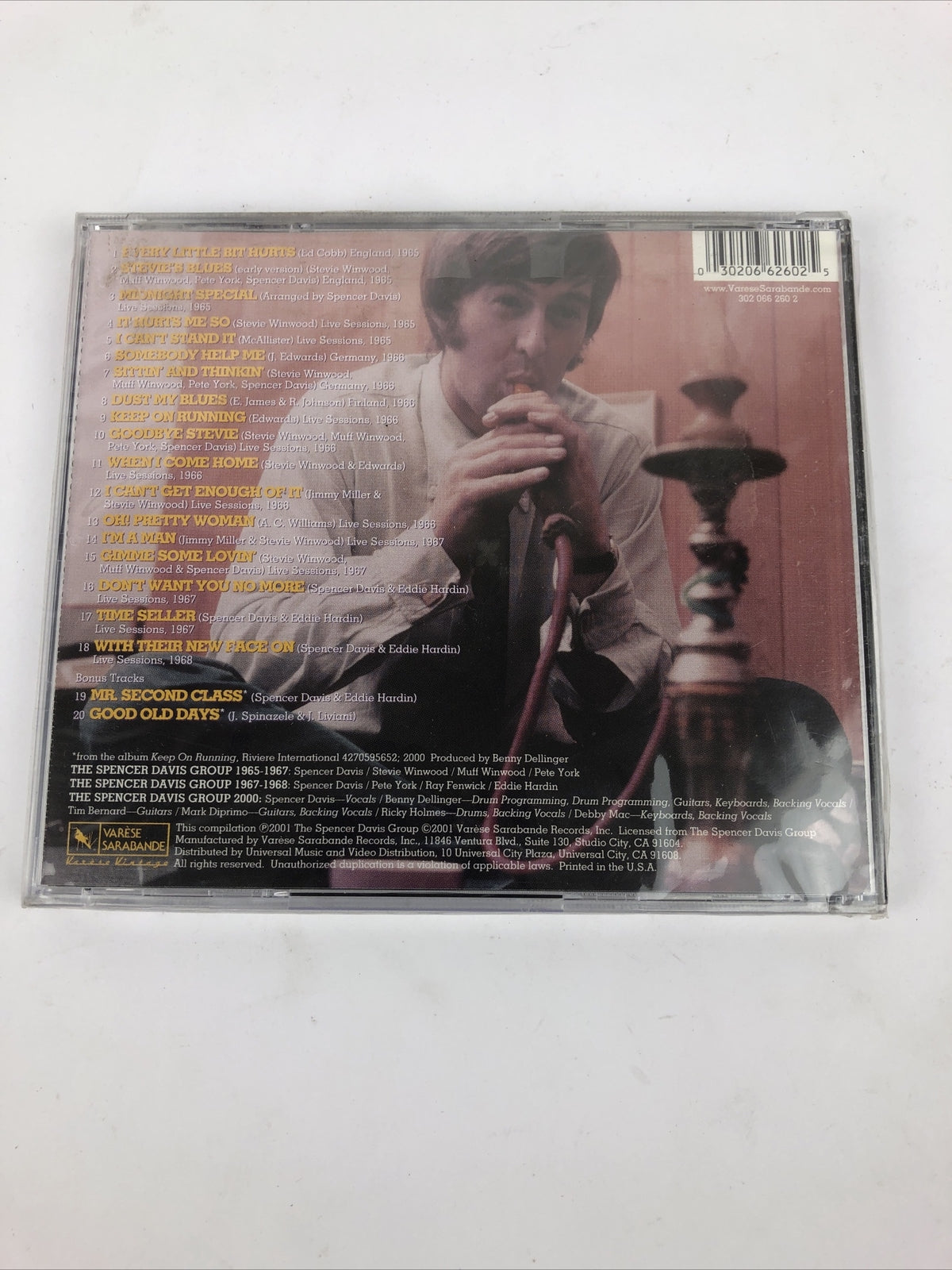 NEW SPENCER DAVIS GROUP - Live Anthology 1965-1968 - CD - Extra Tracks Live #7