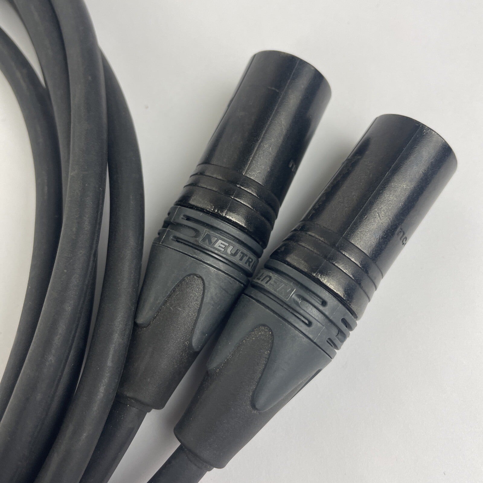 LEMO 8 PIN Female to  2  X 4-pin XLR Male  Black Gold cable, 10 FT