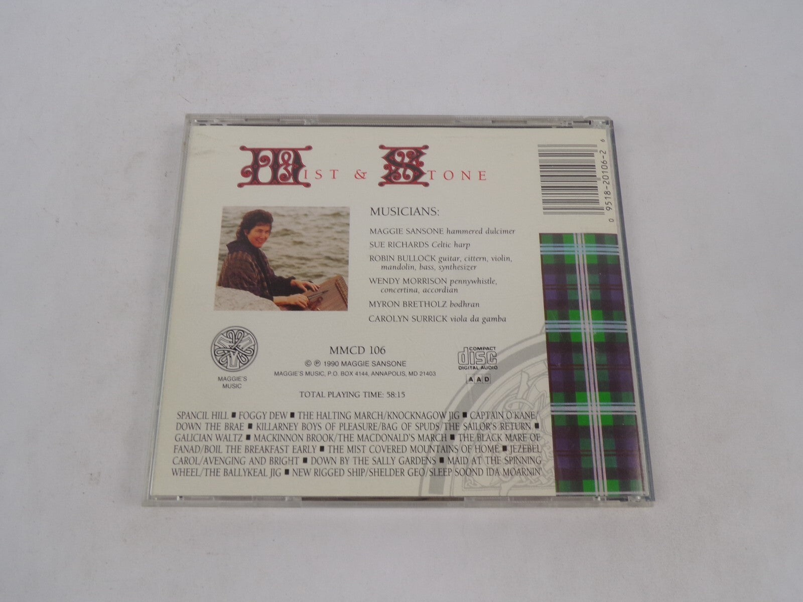 MIST & Stone Maggie Sansone Hammered Dulcimer Sue Richards Robin Bullock CD#71