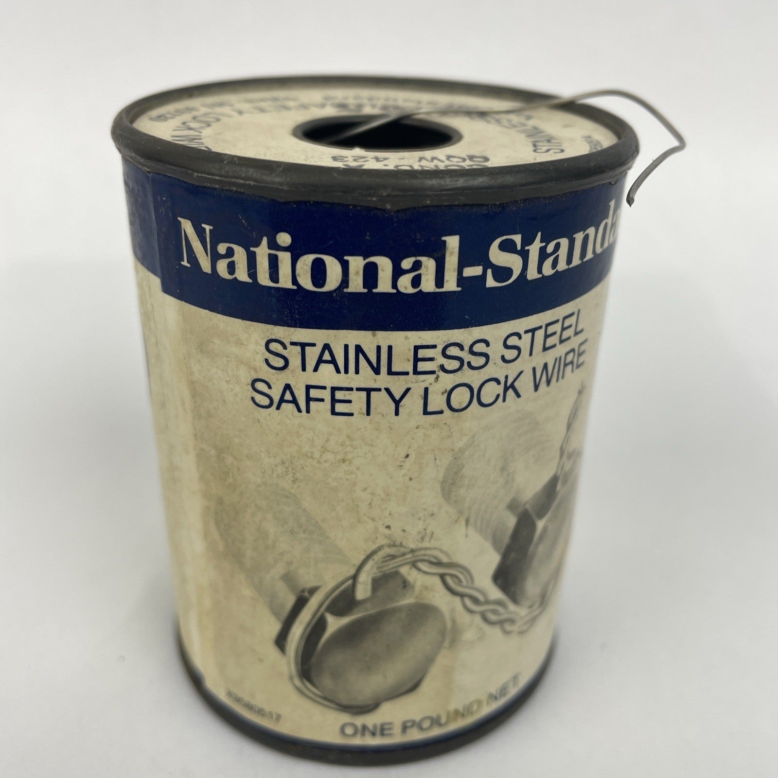 Vin. NS Safety Lock Wire National Standard Company Stainless Steel USA (1 POUND)