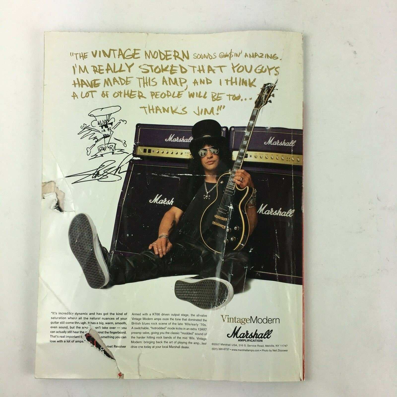 August 2007 Guitar Player Magazine Joe Striani Surfing with the Alien Gree Howe