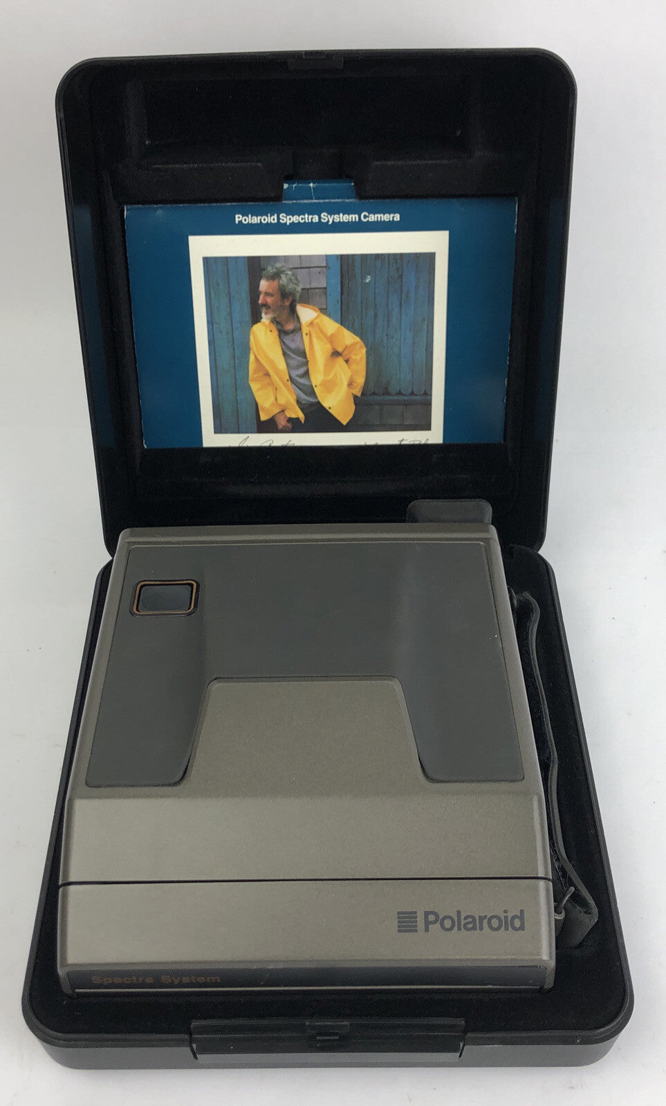 Vintage Polaroid Spectra System Camera And Hard Case w Manual VGC LOOK