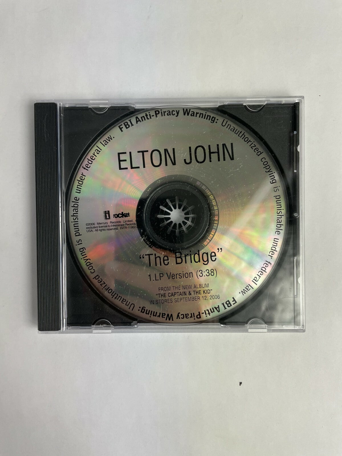 Elton John The Bridge LP Version The Captain & The Kid Disc Q12