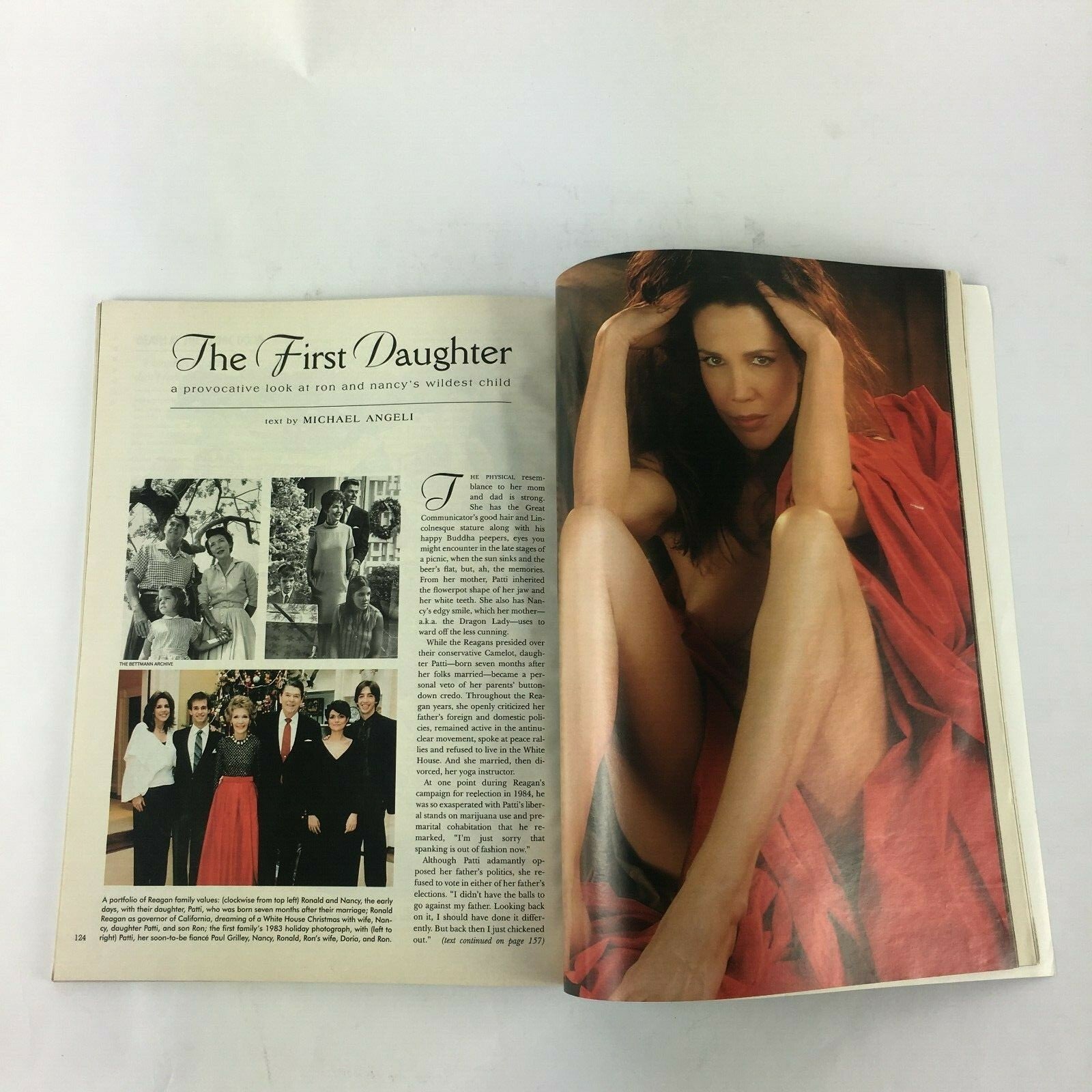 July 1994 Playboy Magazine Patti Davis Michael Moriarty Takes on Janet Reno