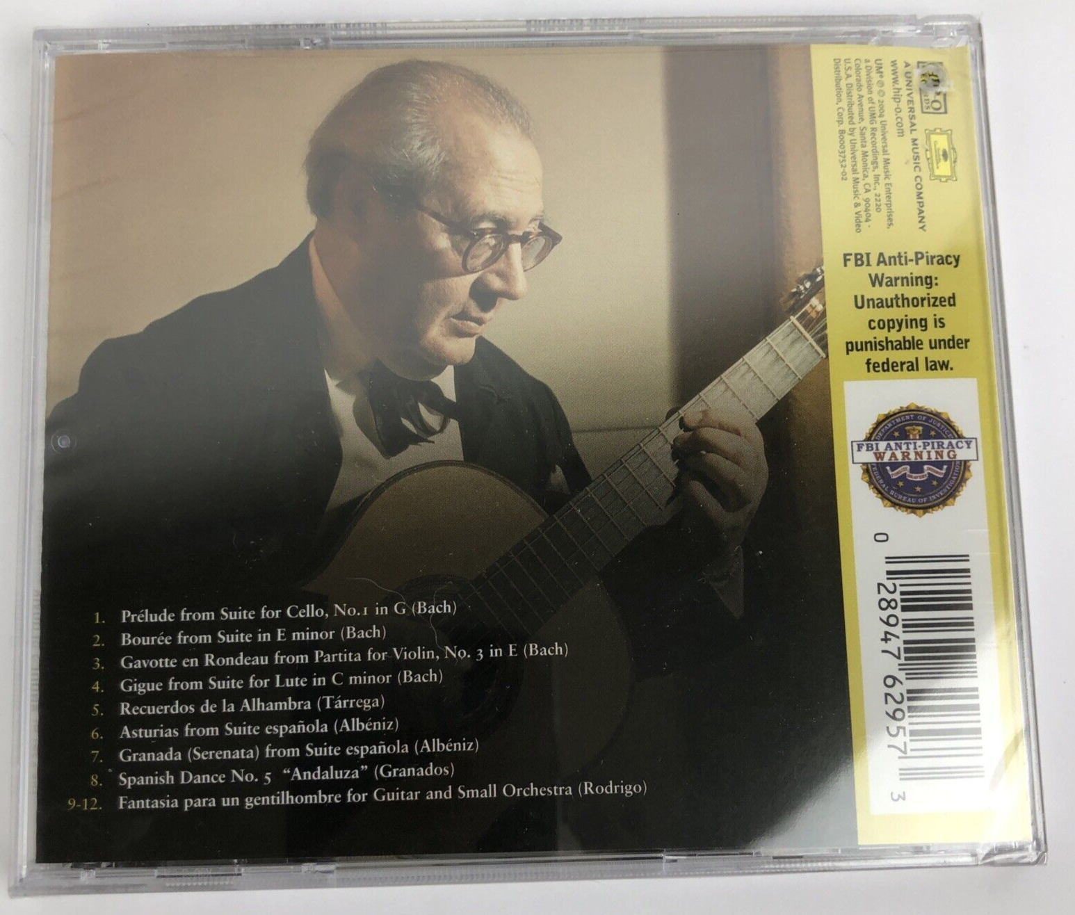 Segovia, Andres - 20th Century Masters: Millennium ... - Segovia, Andres CD #5