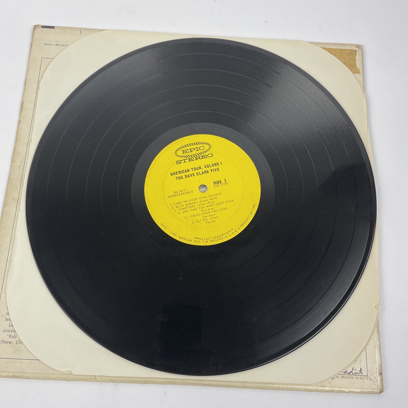 The Dave Clark Five – American Tour, Volume 1 1964 Epic Stereo Vinyl LP - VGC