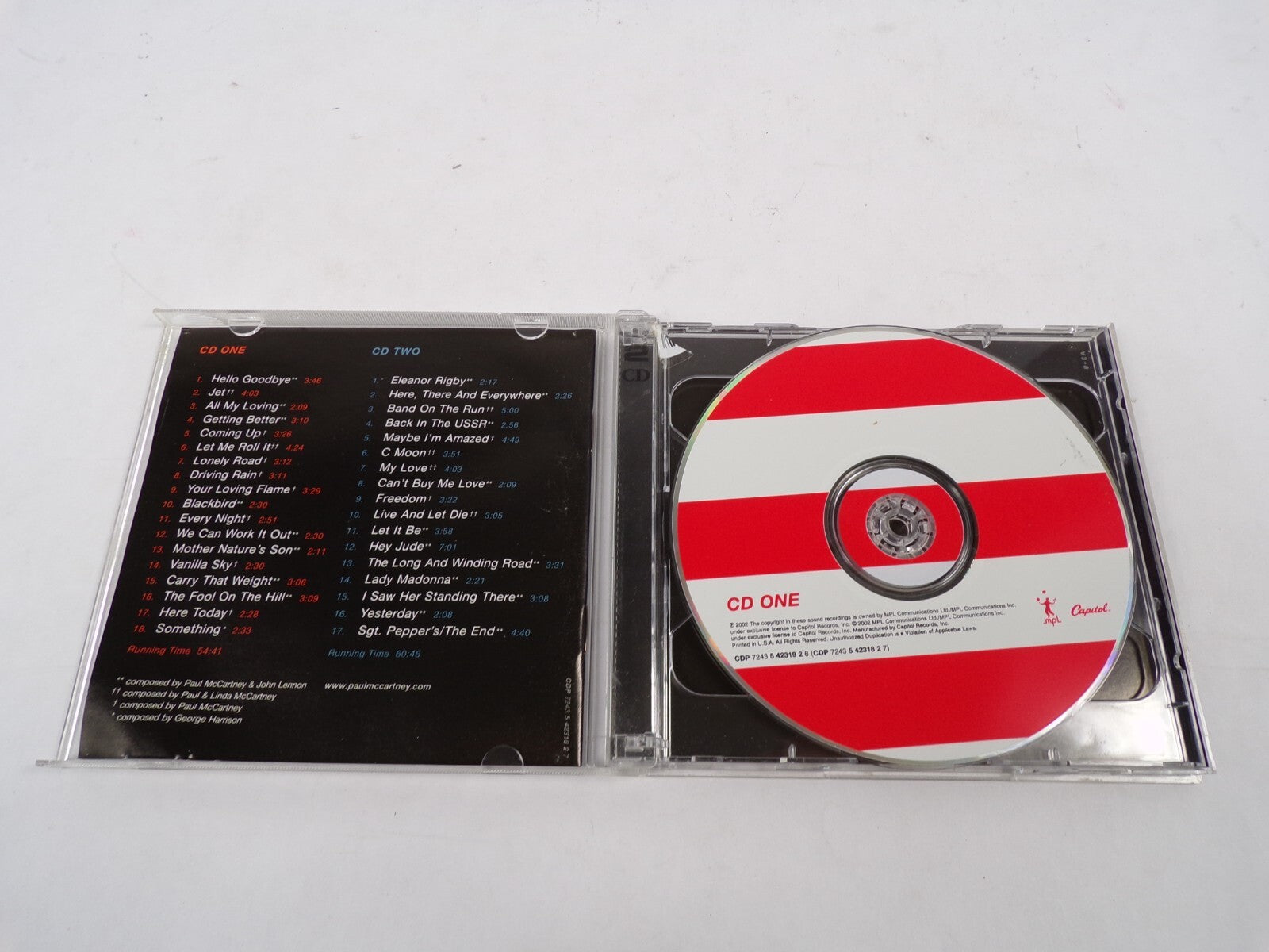 Paul McCartney Back In The US Hello Goodbye Jet All My Loving Getting CD#30