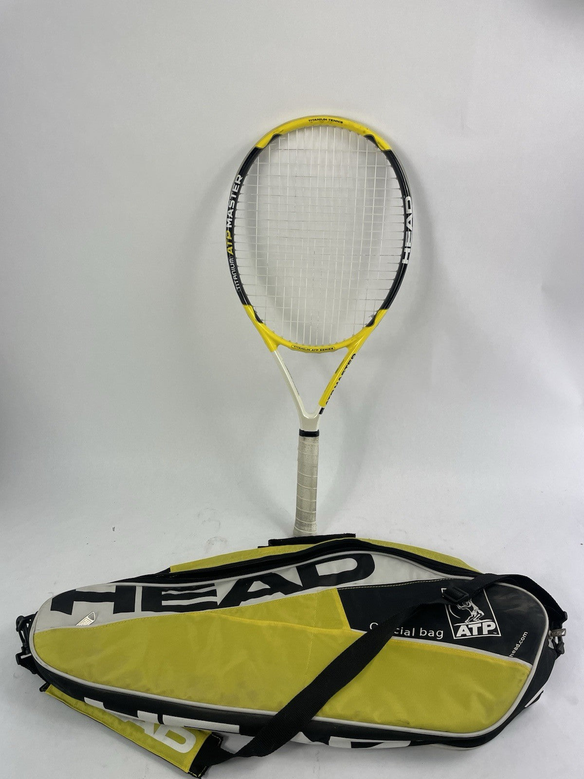Head Tennis Racquet Titanium ATP Master Yellow 4-1/2-2  27 Inches 280 Grams