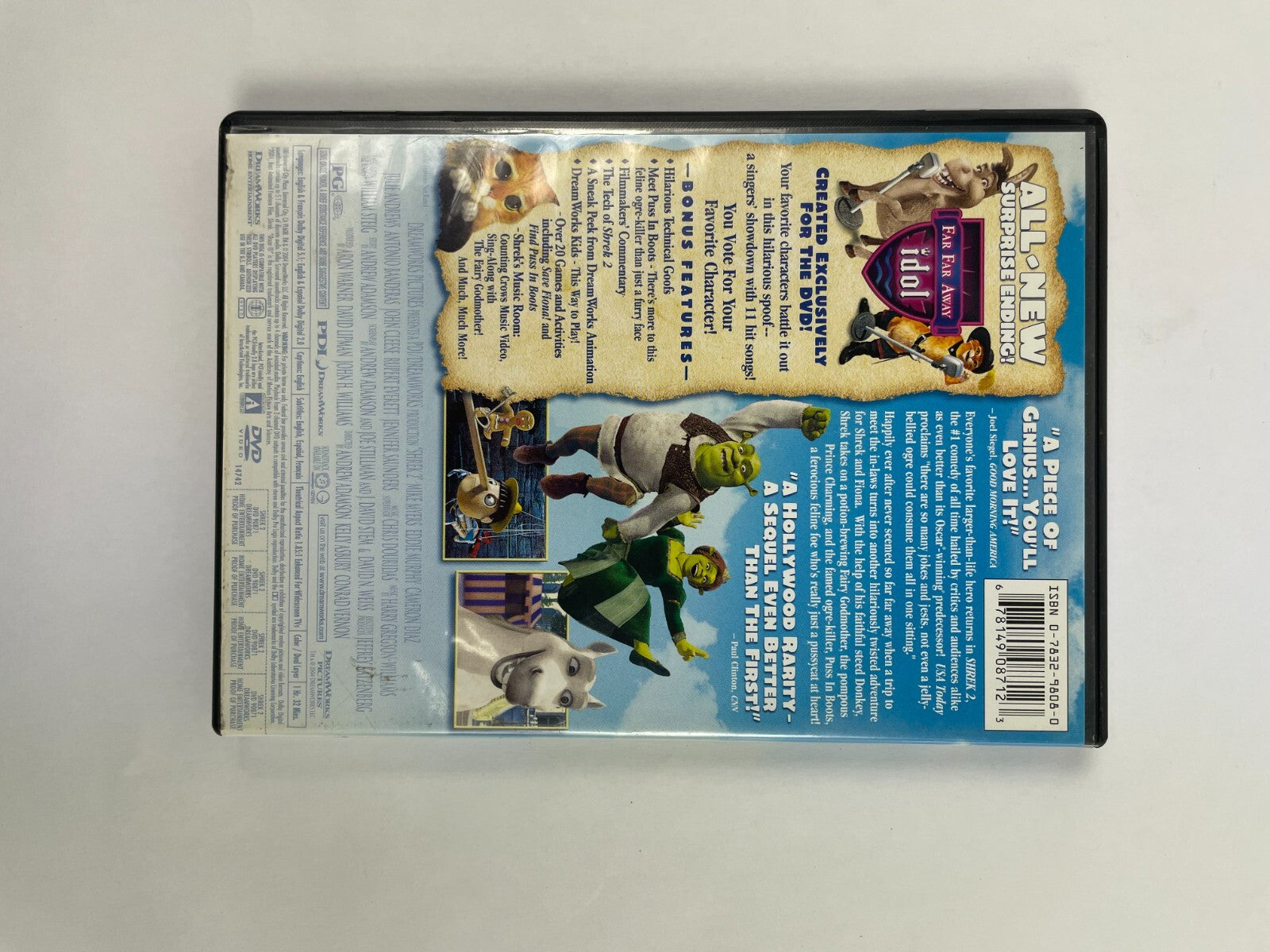 DreamWorks Shrek2 Andrew Adamson John Williams Kelly Asbury Conrad DVD Movie