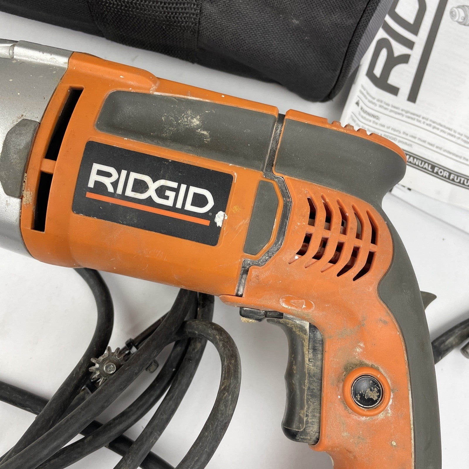 Ridgid R5011 8.5 AMP Corded 1/2" Heavy Duty Hammer Drill H16 with Case