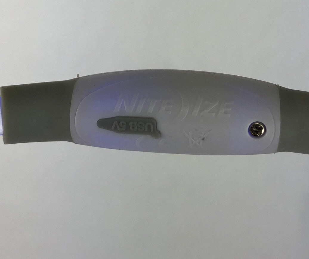Nite Ize NiteHowl Mini Rechargeable LED Safety Necklace for Dogs - Disc-O Select