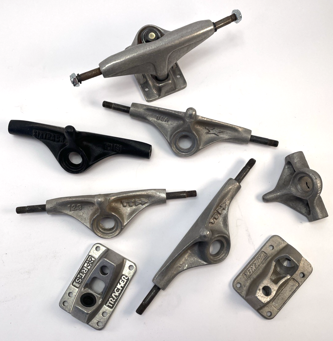 Vintage Tracker Trucks Skateboard Truck Parts Dart RTS RTX Base Plates Hangers