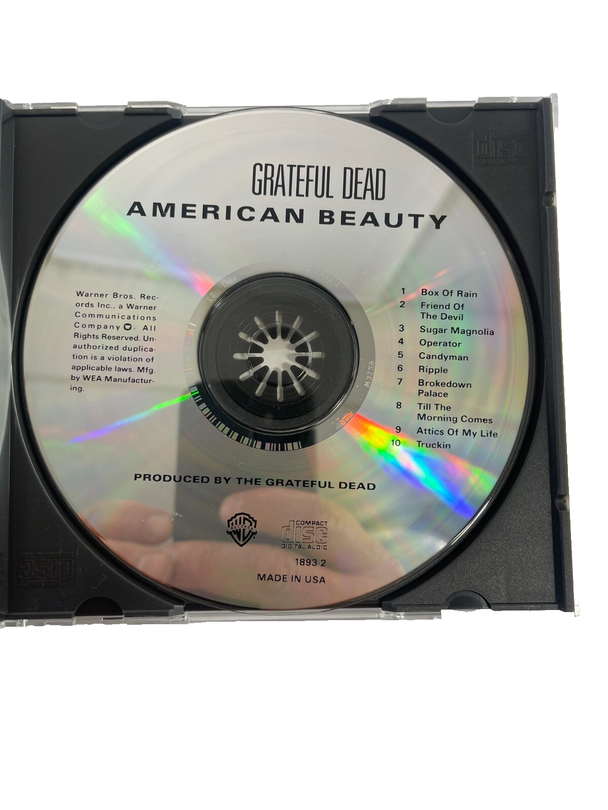 Grateful Dead American Beauty Box Of Rain Friend Of The Devil Operator CD#10