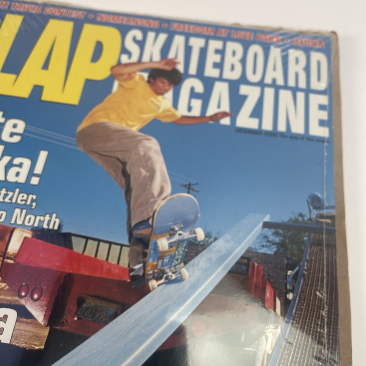 Slap Magazine December 2000 Issue Louie Barletta Cover Skateboarding Alaska VGC