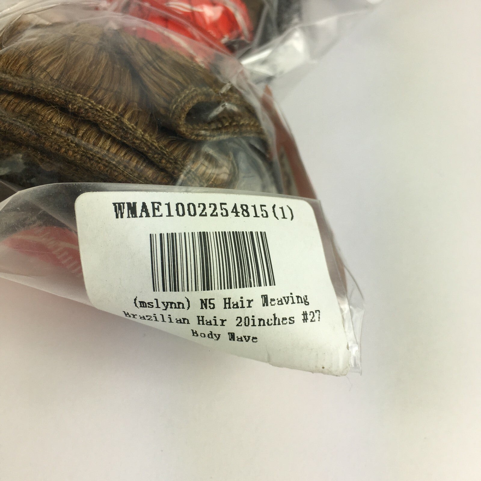 Brand-new Mslynn Brazilian hair 20-inch body wave in natural black A1
