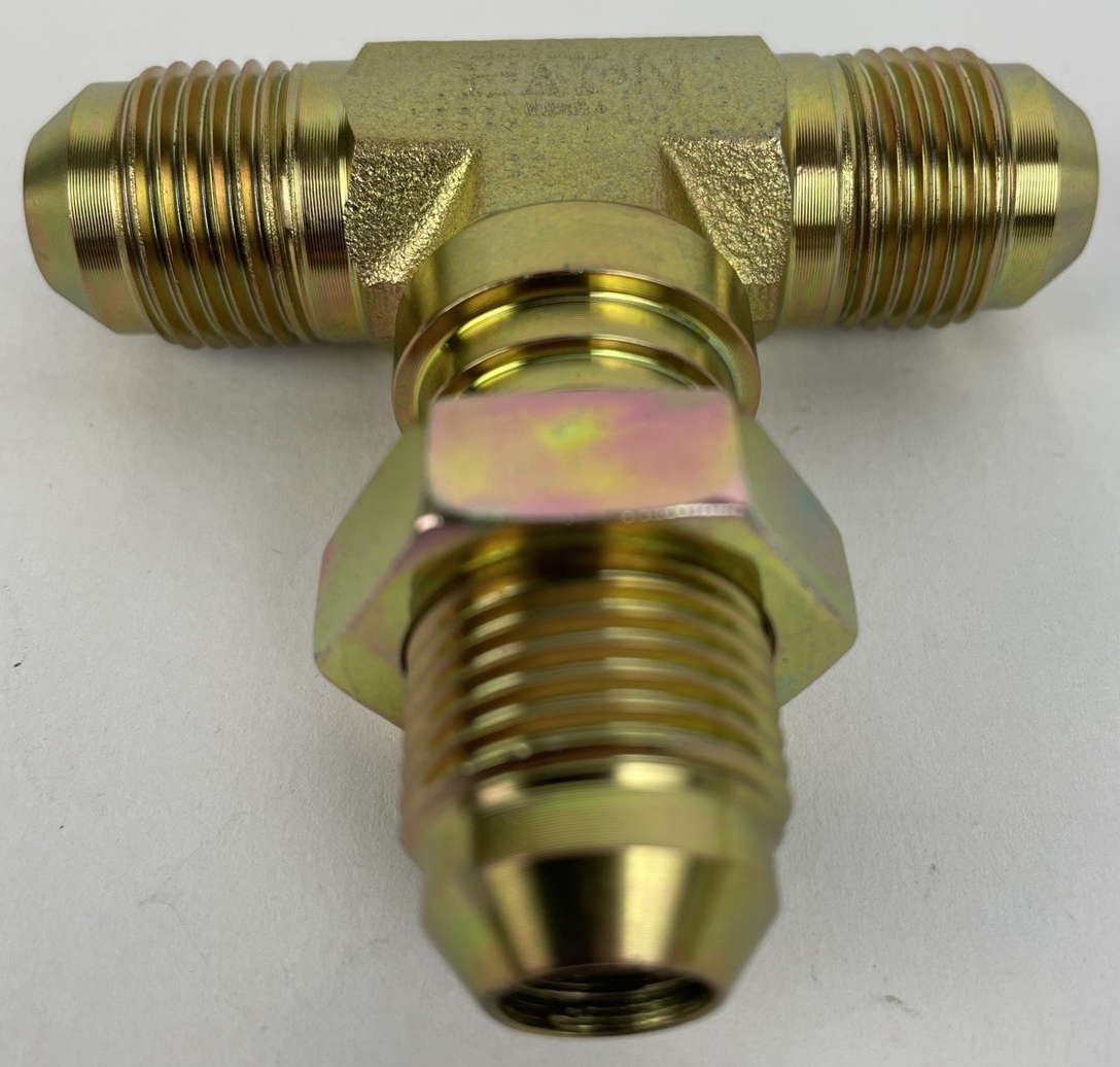 EATON  12-S50X-S 1-1/16-12 SAE ORB Male x 3/4" JIC x 3/4" JIC Branch TEE