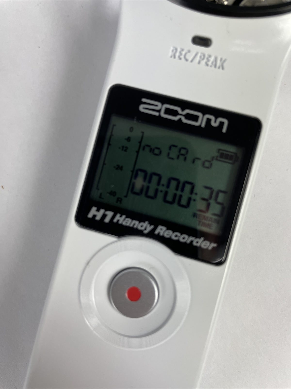 Zoom ZH1 H1 Handy Portable Digital Recorder WHITE