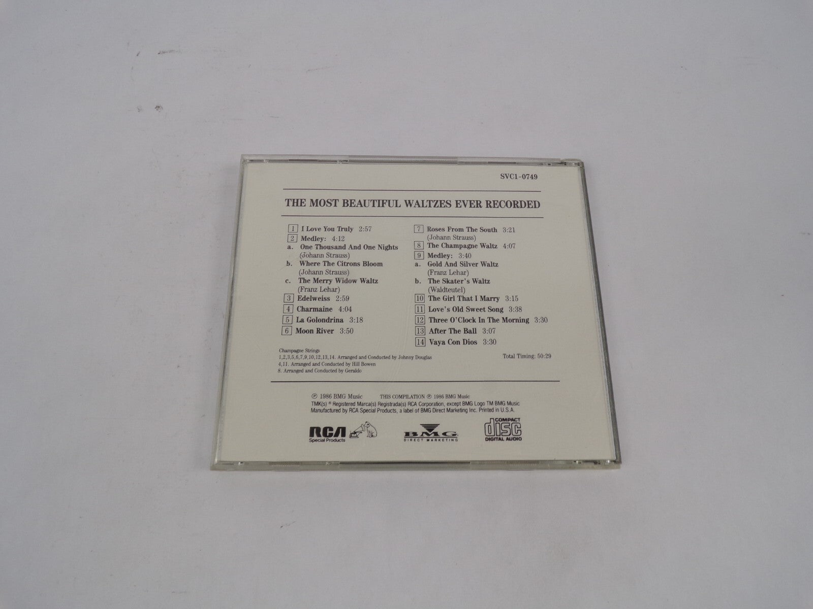 The Most Beautiful Waltzes Ever Recorded I Love You Truly Medley One CD#67