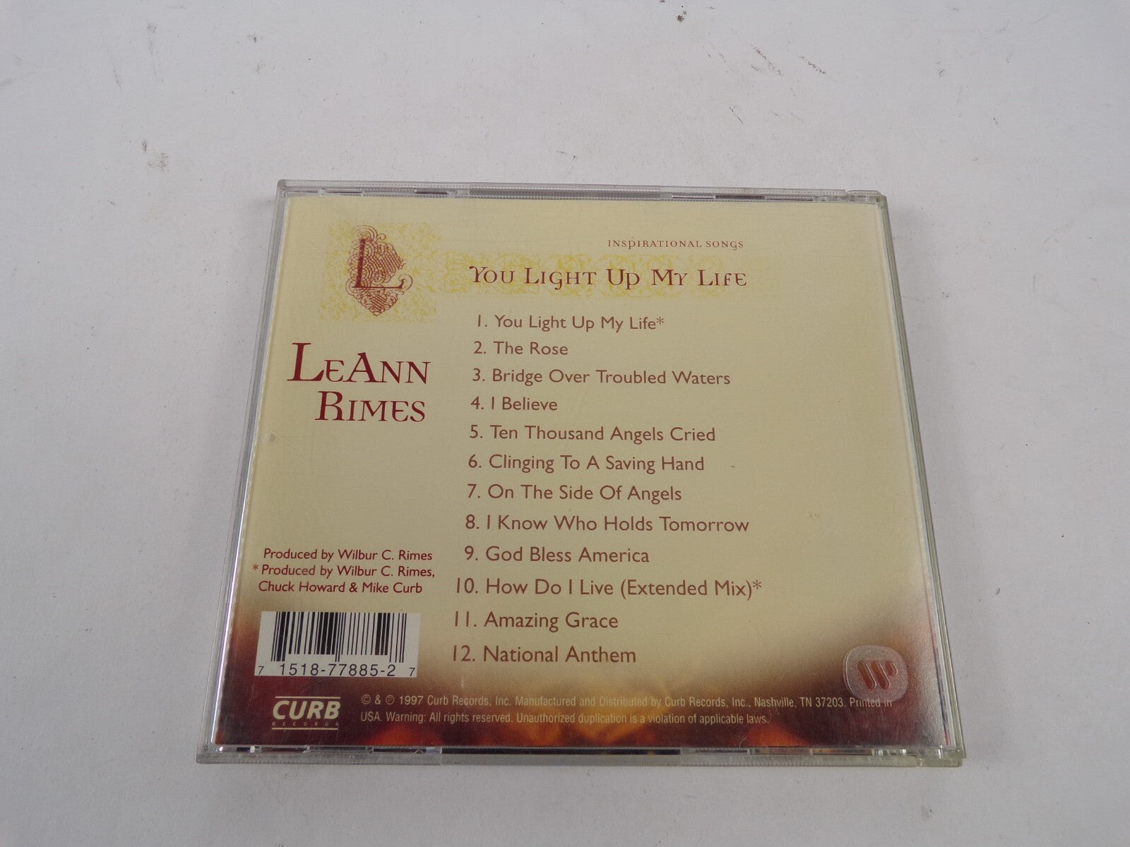 Leann Rimes You Light Up My Life Inspirational Songs The Rose I Believe CD#16
