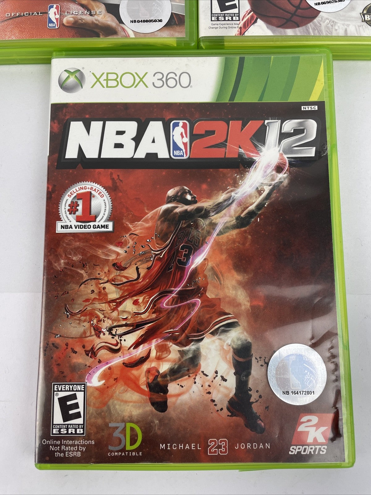 Lot of 3 x XBOX 360 Live : 2K Sports NBA 2K7 , NBA 2K12 , MBA Live 2006