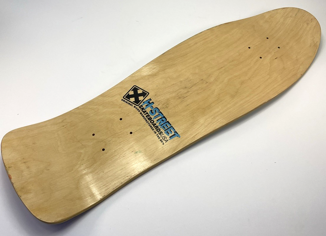 Tony Magnusson H Street Kid And Cross  Reissue 1980s Wood Hell Concave Blue Fade