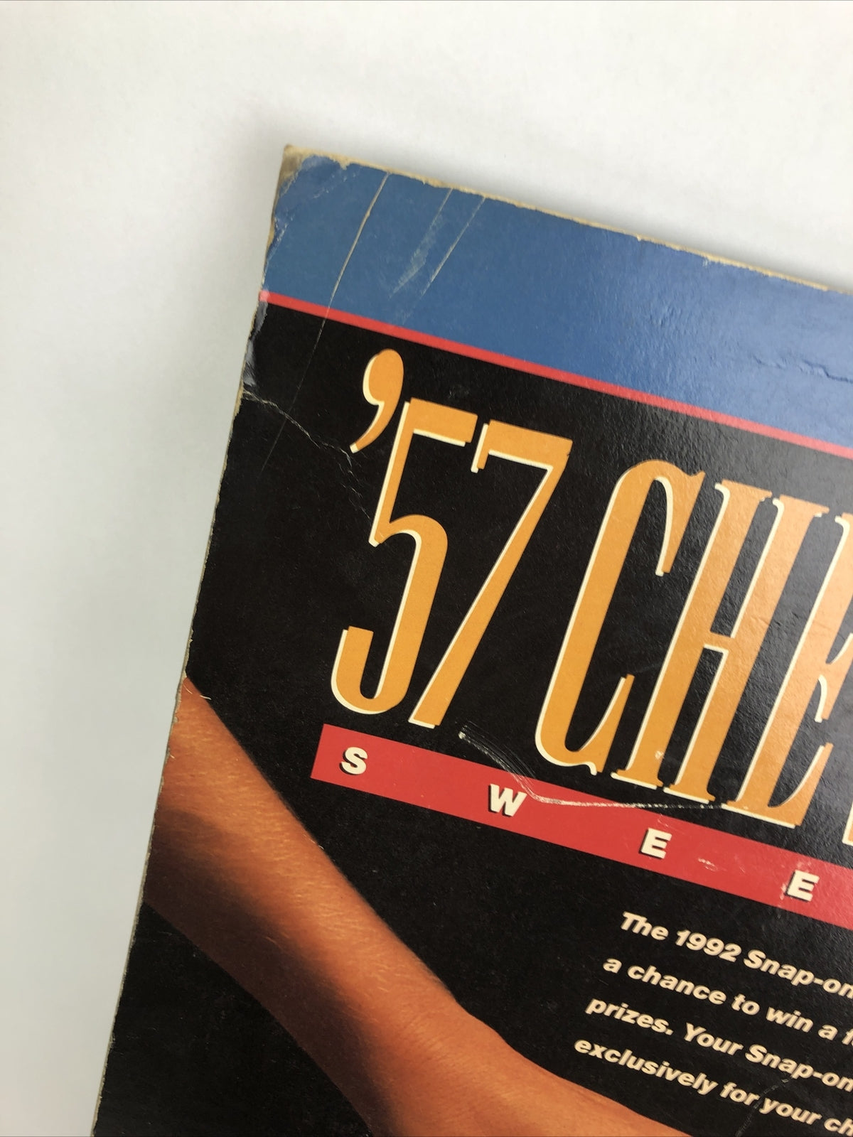 Original VTG Snap-on Tools '57 Chevy Dream Car Sweepstakes Advertisement Poster