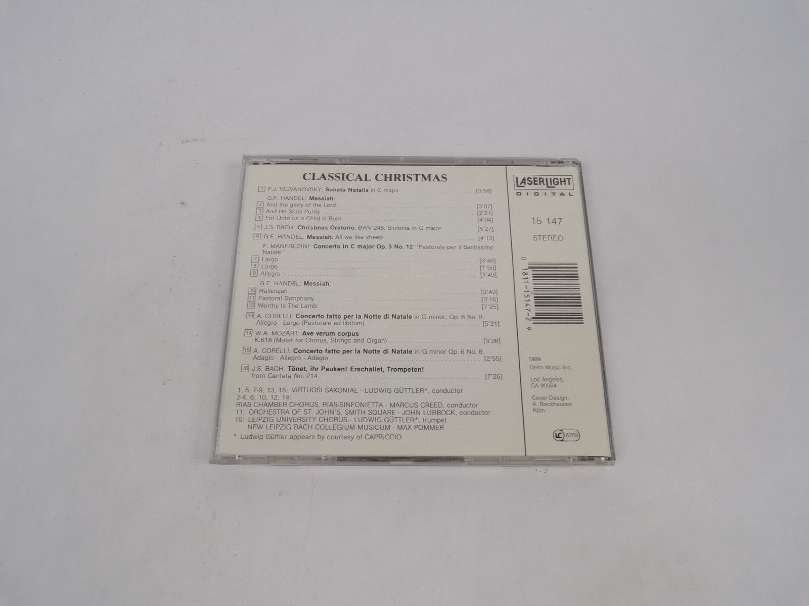 Classical Christmas Handel/Messiah: And The Glory Of The Lord For Unto Us CD#69