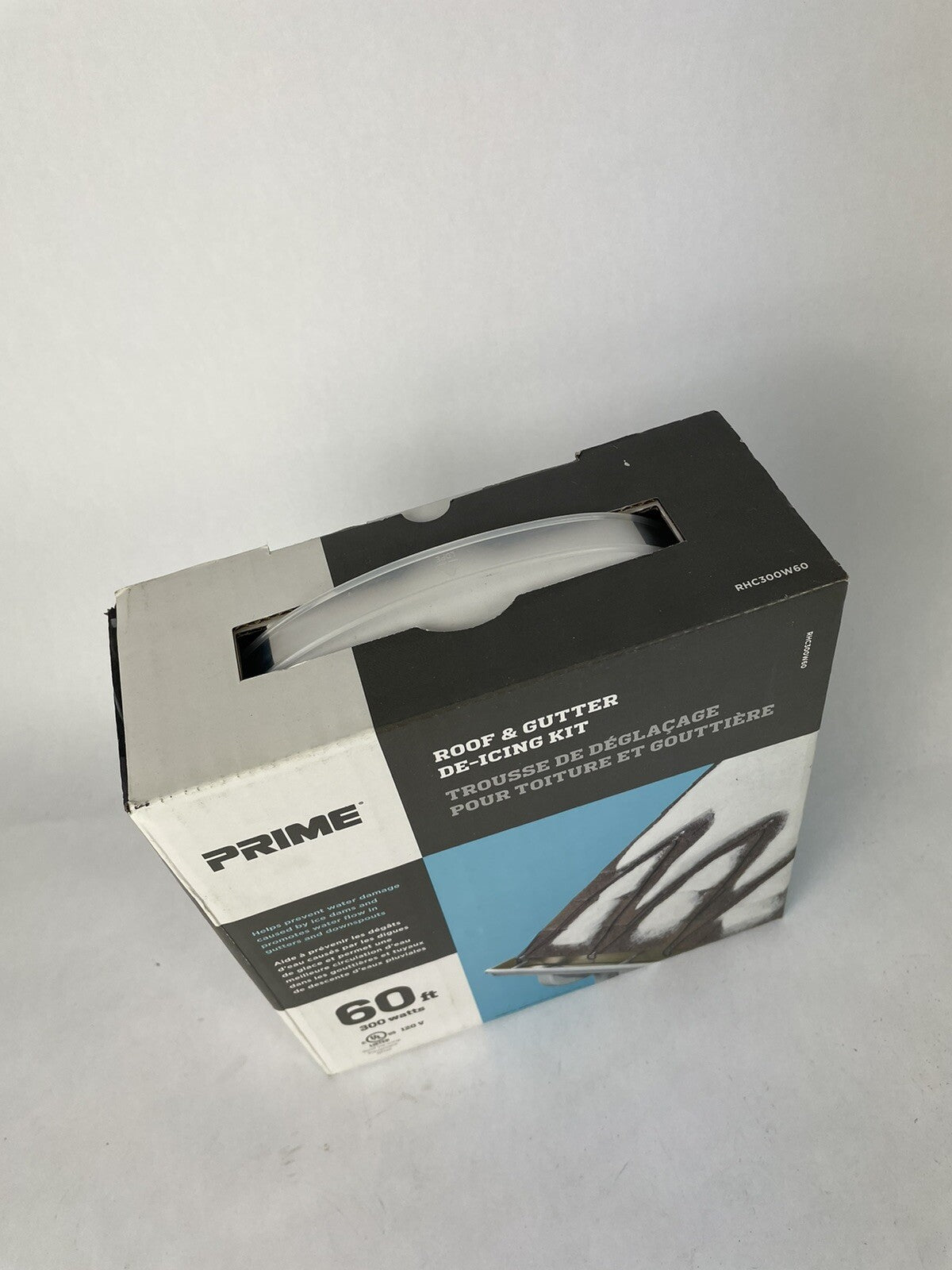 Prime Roof and Gutter De-icing Kit 60 Feet / 300 Watts 