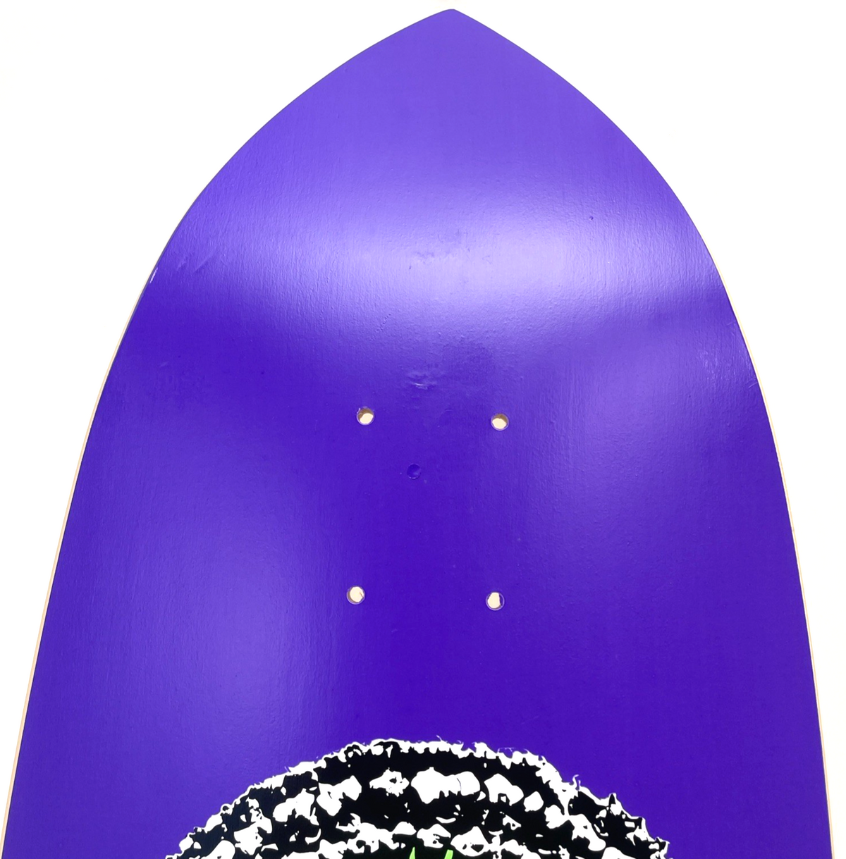 Skull Skates Skateboards Dave Hackett Purple " Schralp Sicle " Limited Run Shape