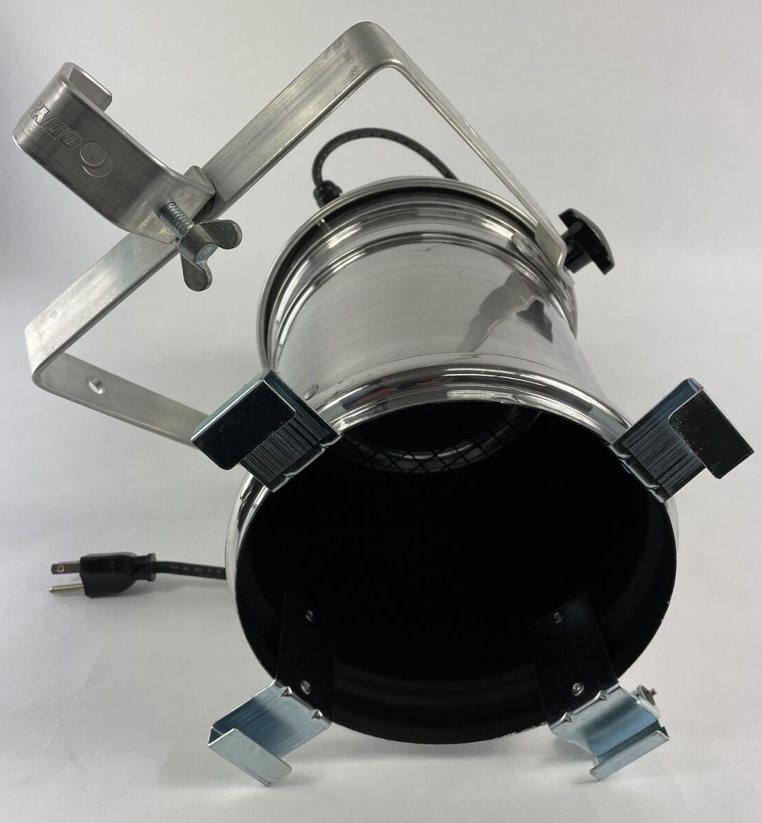 Odyssey LSPAR16 High Polish Aluminum Light Fixture with Mounting Clamp - LOOK