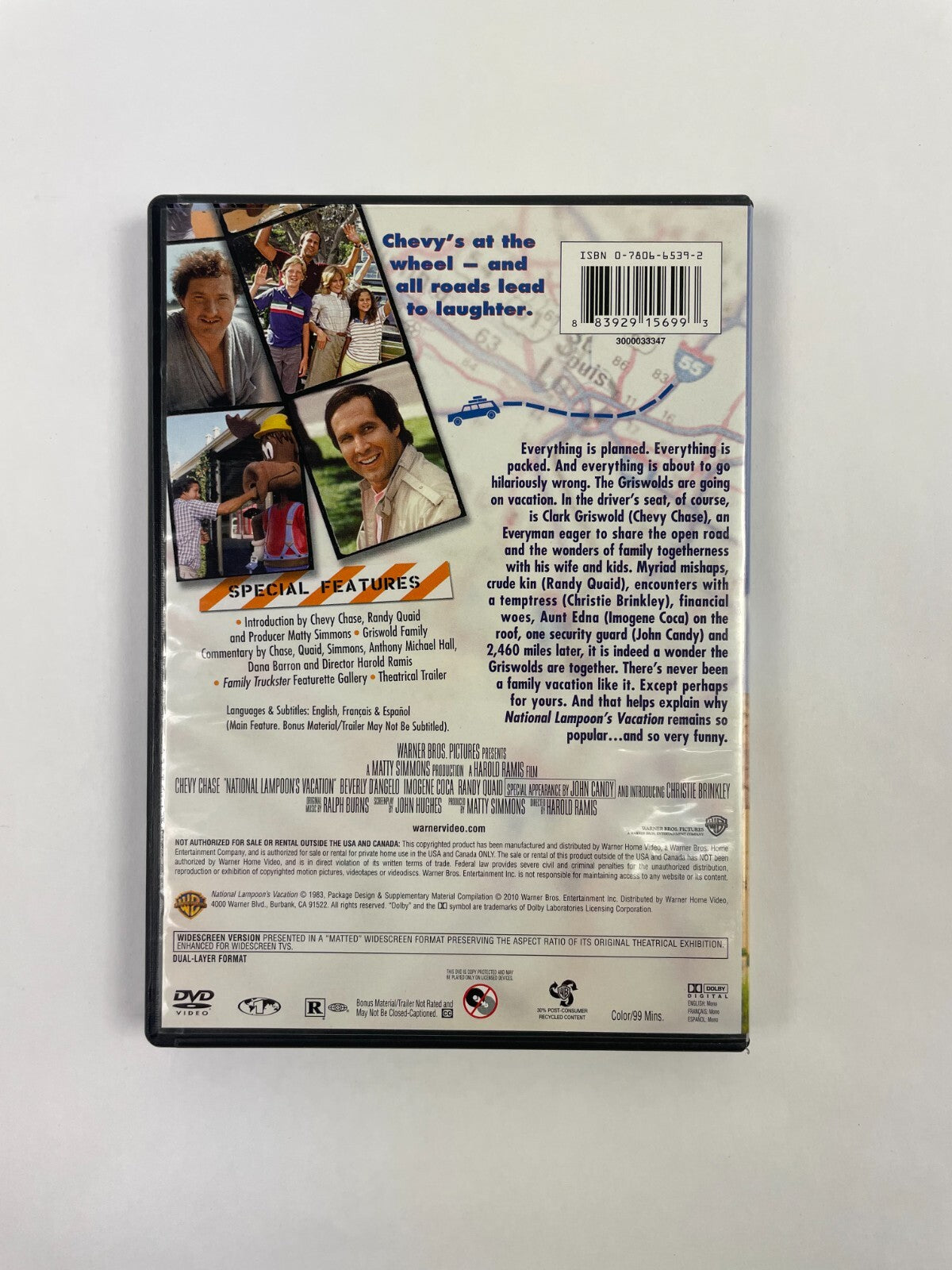 Chevy Chase National Lampoons Vacation Griswold Family Quaid Simmons DVD Movie