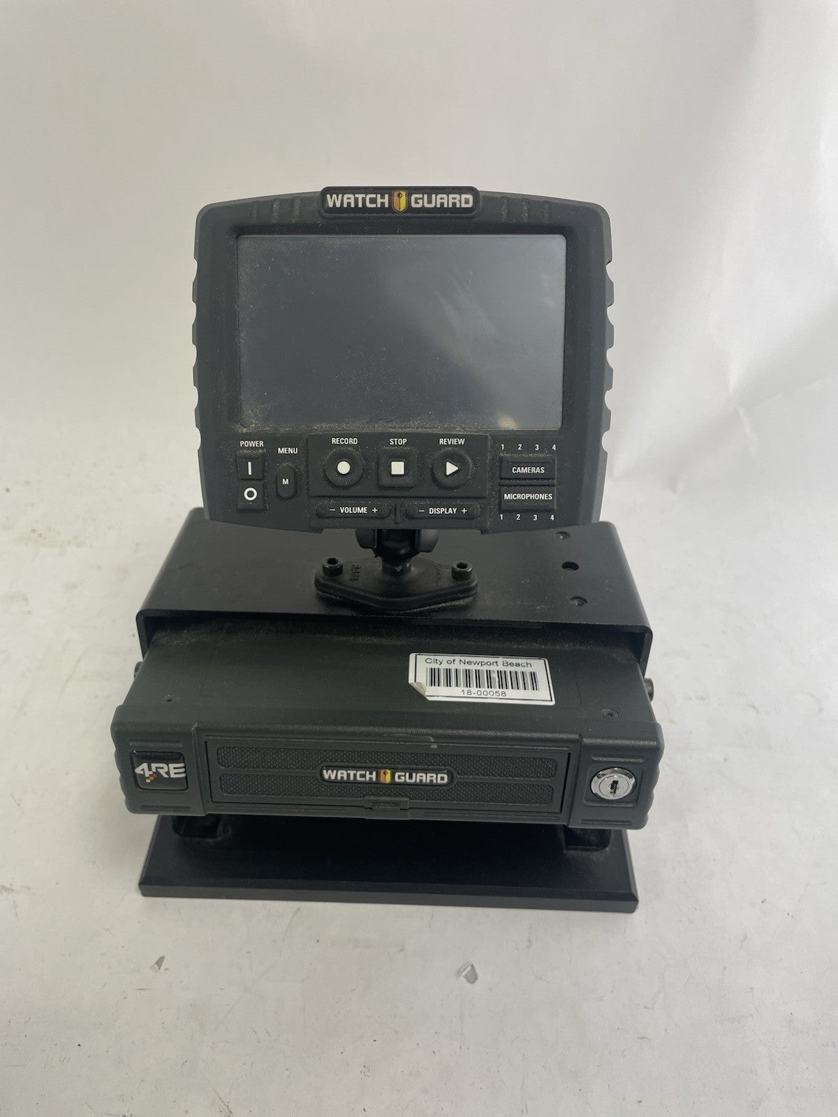 WatchGuard 4RE DVR  Display -Locked No Key No AC Adapter