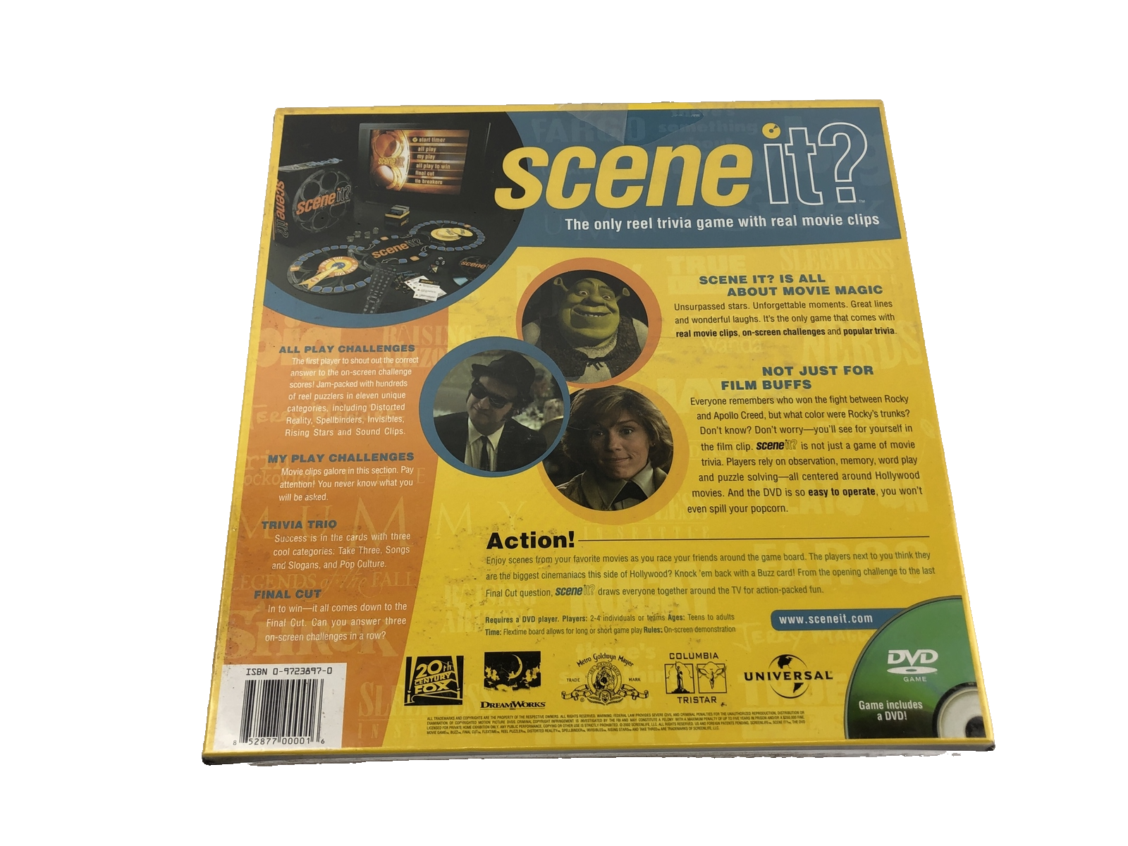 Scene it? The DVD Movie Game BRAND NEW SEALED! DVD Included Free Shipping