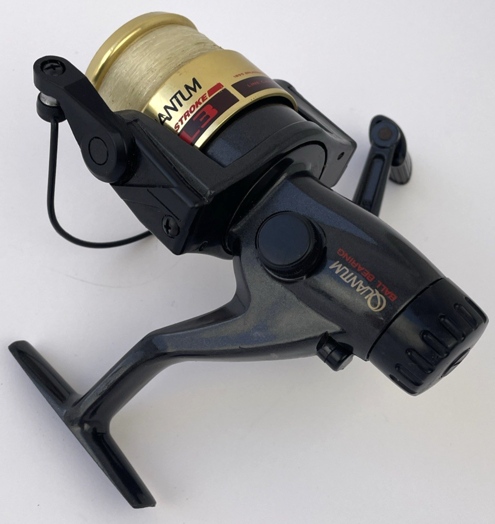 Quantum QL3 Vintage Long Strike Spinning Fishing Reel 1995 Brunswick - VGC