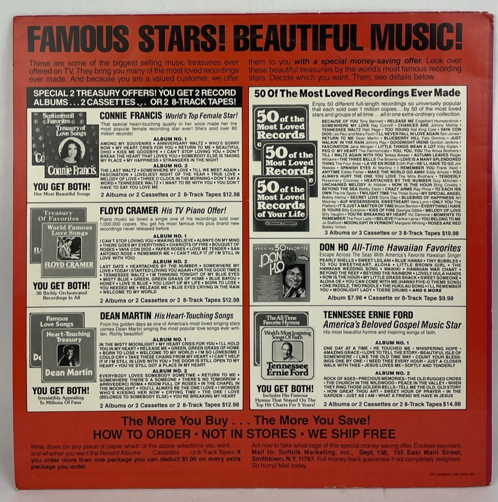 The Ink Spots Their Famous Original Hits Vintage Vinyl LP Record Album SMI 1-83