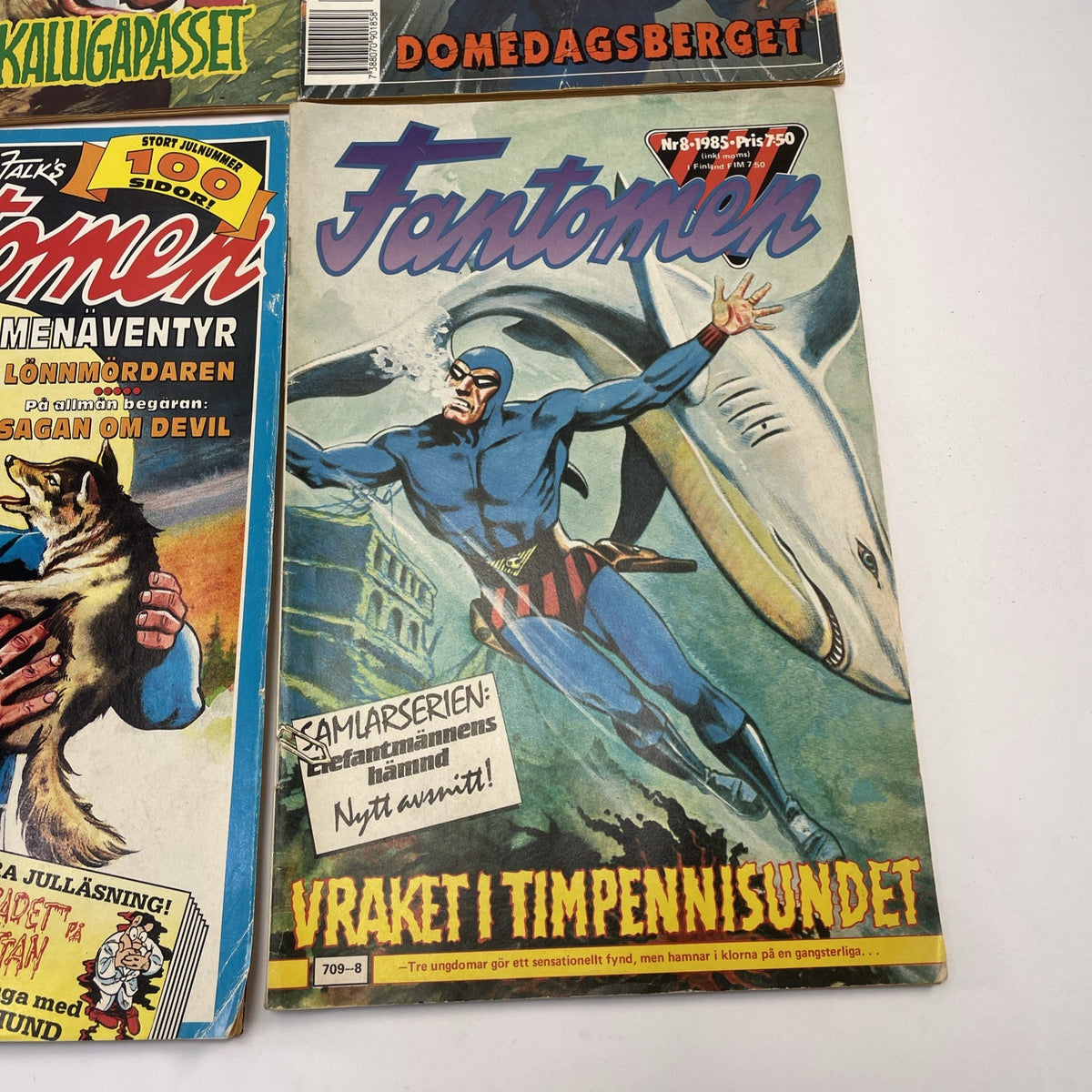 FANTOMEN Swedish Phantom Comic Lot  18 issues assorted years and condition