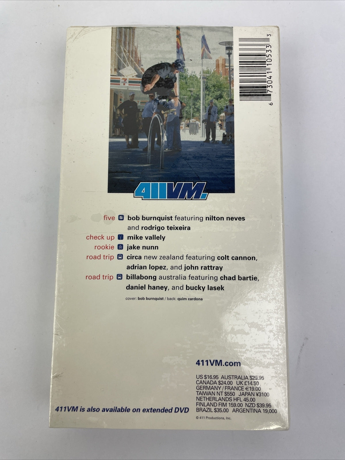 (2002) 411 Video Magazine / Issue #53 / VHS Skateboard Video 411VM Bob Burnquist