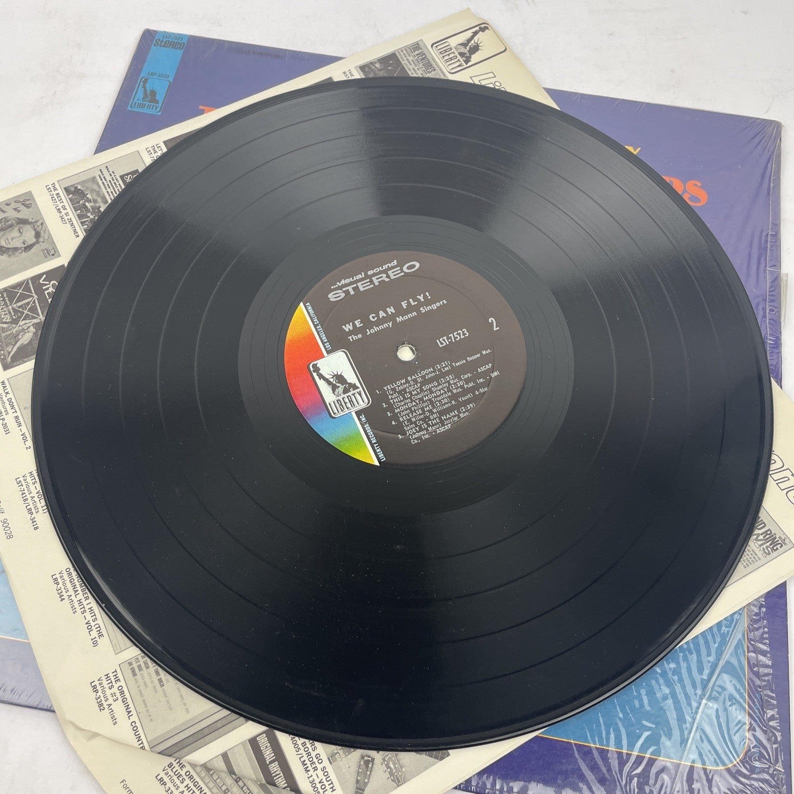 The Johnny Mann Singers - We Can Fly! Up-Up And Away (LP, Album) VGC