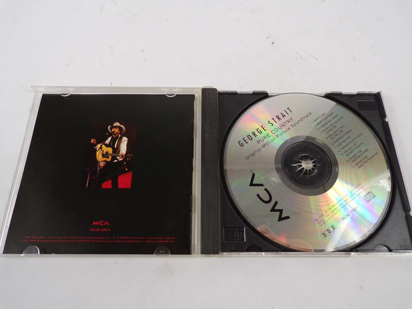 George Strait Pure Country Original Motion Picture Soundtrack Heartland CD#16