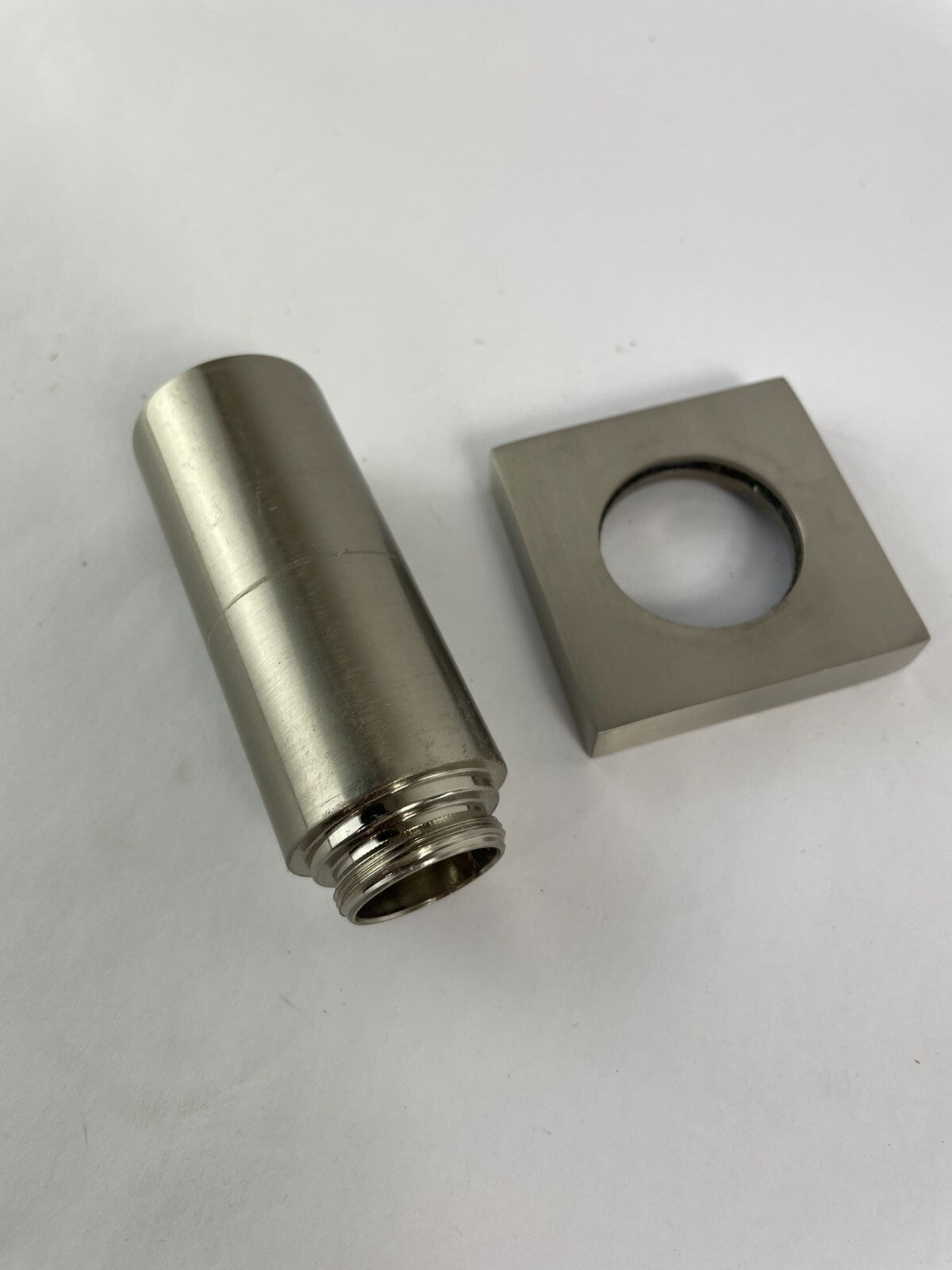 Aquabrass 1041 square polished chrome volume control trim for shower valve