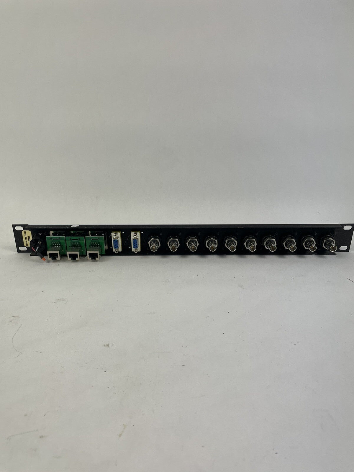 RUI AMP-1 RACK AUDIO PANEL 16 CHANNEL BNC Neutrik NE8FAV-Y110 DB9 Connector XLR