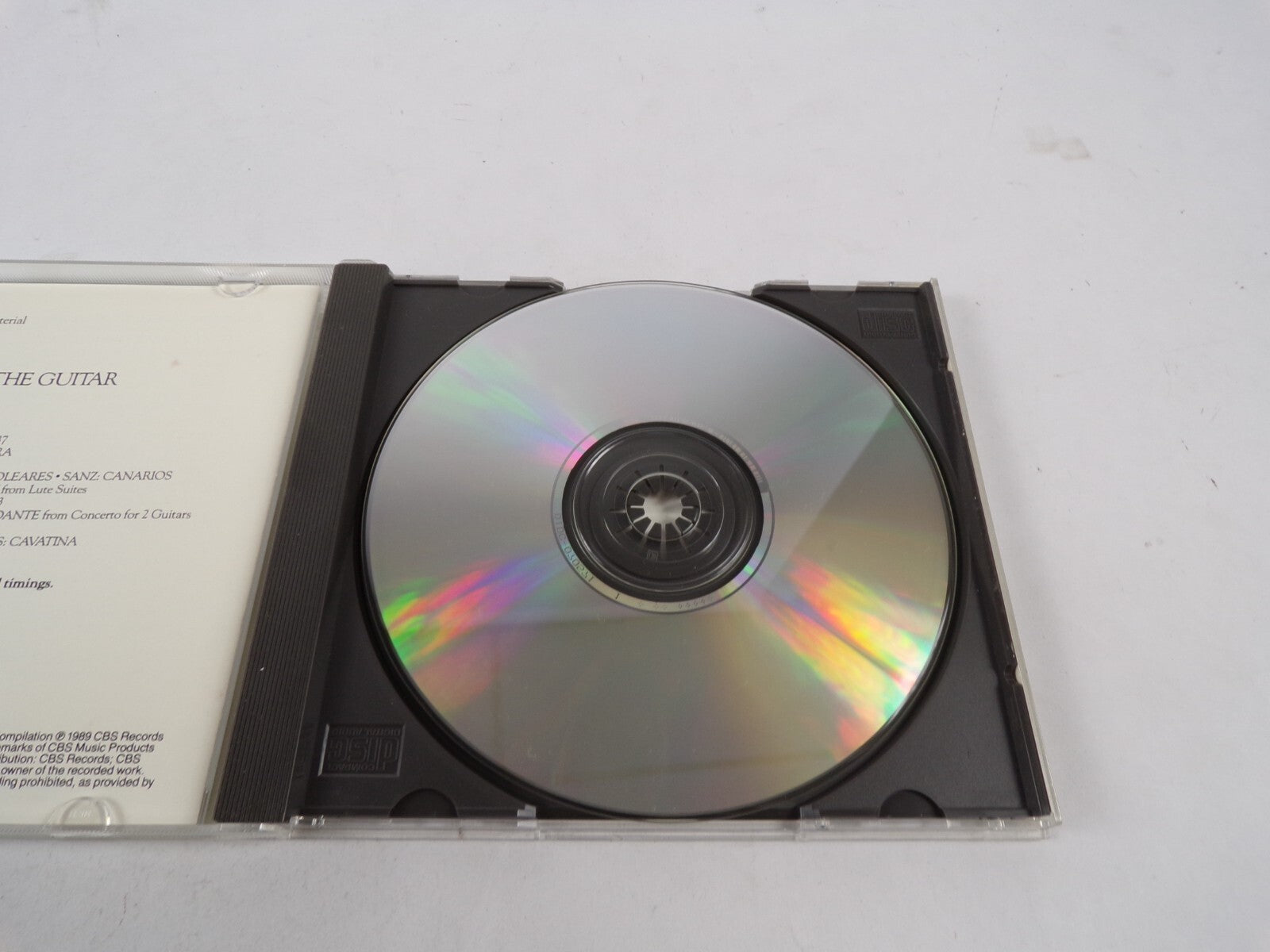 Guitar Greatest Hits 18 Favorites By Albeniz Bach Graados Handel Tarrega CD #43